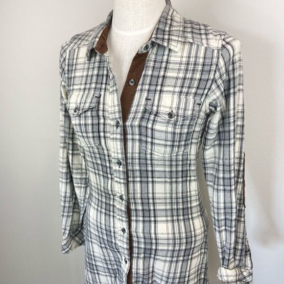 Kavu Billie Jean Plaid Flannel Shirt - Picture 2 of 6
